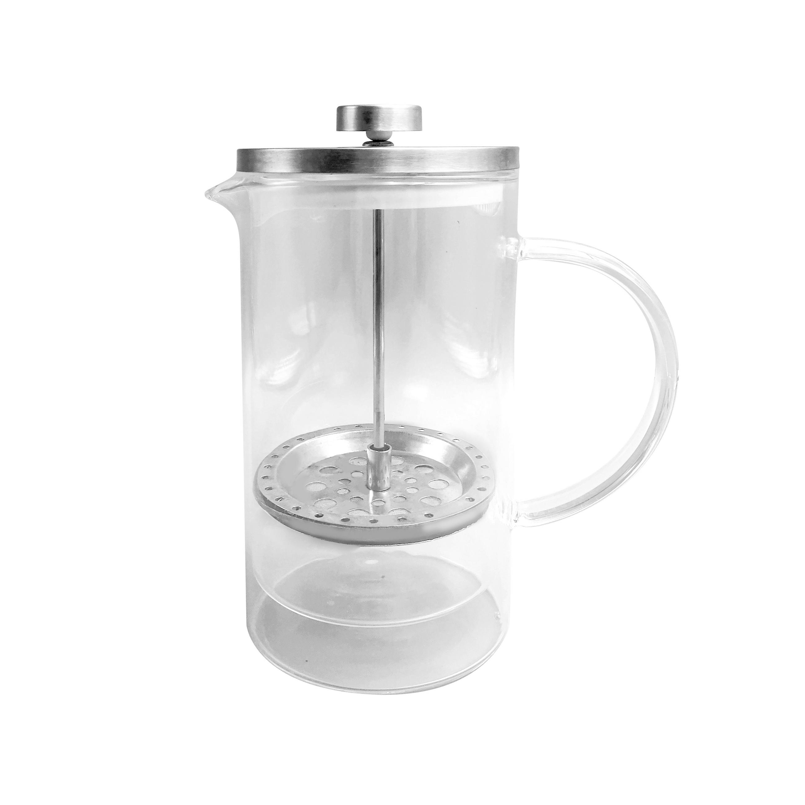 KAFFEEBEREITER 0.8 L  - Klar, Basics, Glas/Metall (10,5/21cm) - Novel