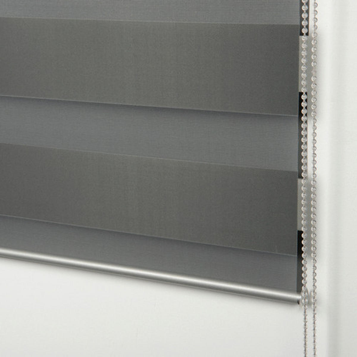 DUBBEL RULLGARDIN 100/150 cm  - grå, Basics, textil (100/150cm) - Schöner Wohnen