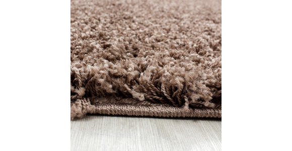 HOCHFLORTEPPICH 120 cm Dream 4000 Hellbraun - Hellbraun, KONVENTIONELL, Textil (120cm) - Novel