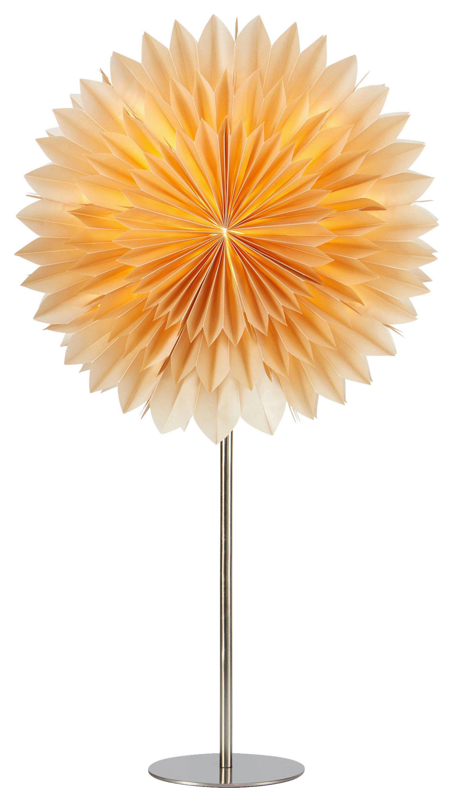 LED-DEKOLEUCHTE SOLINA 35/63/14 cm - Bernsteinfarben, Basics, Papier (35/63/14cm) - Markslöjd