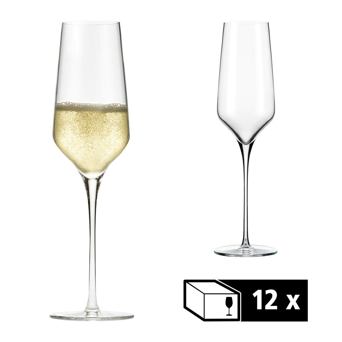 GLÄSERSET PRISM  12-teilig  - Klar, Basics, Glas (7/24cm)