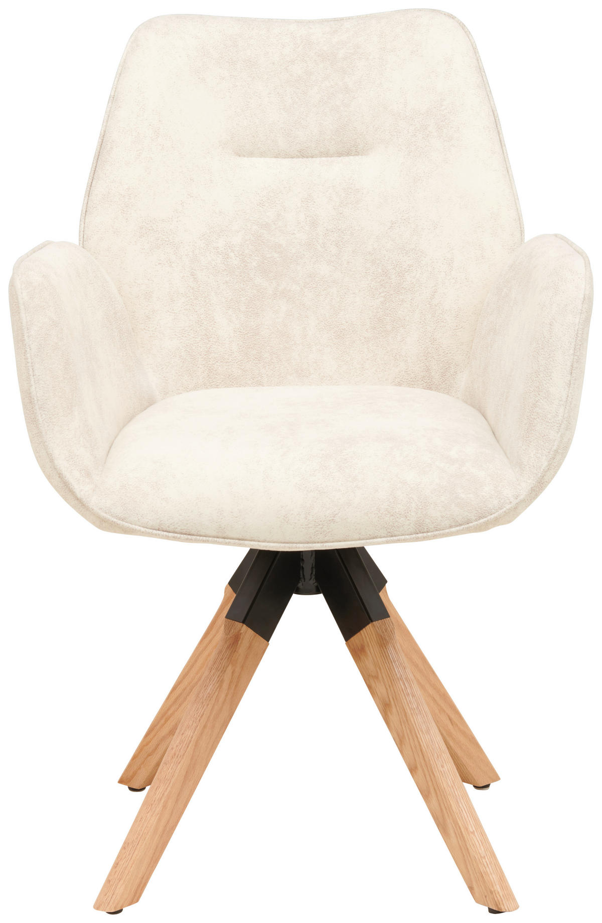 ARMLEHNSTUHL in Holz, Textil Naturfarben, Beige  - Beige/Naturfarben, MODERN, Holz/Textil (61/86/62cm) - Livetastic