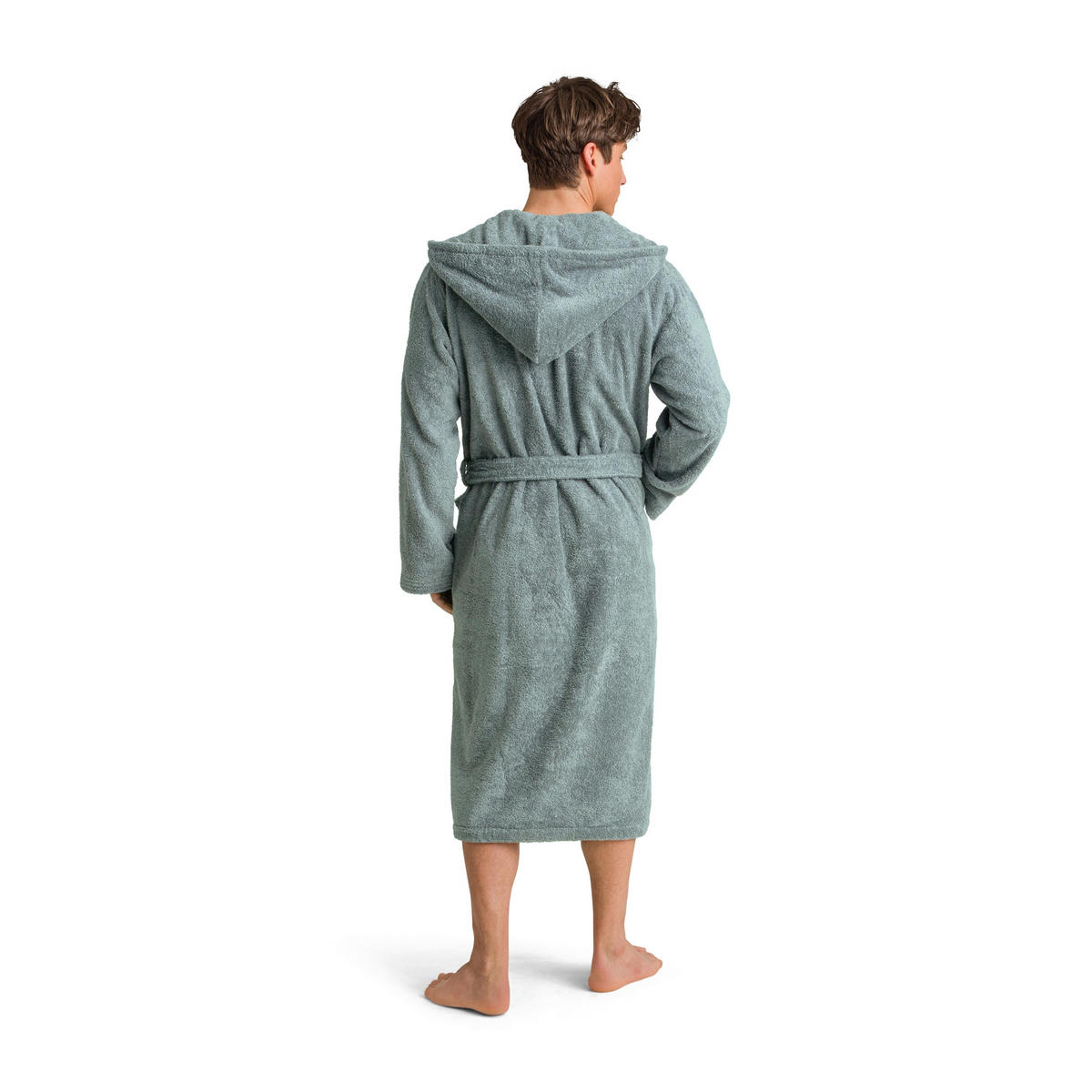 BADEMANTEL S Unisex  - Mintgrün, Basics, Textil (Snull) - Moeve
