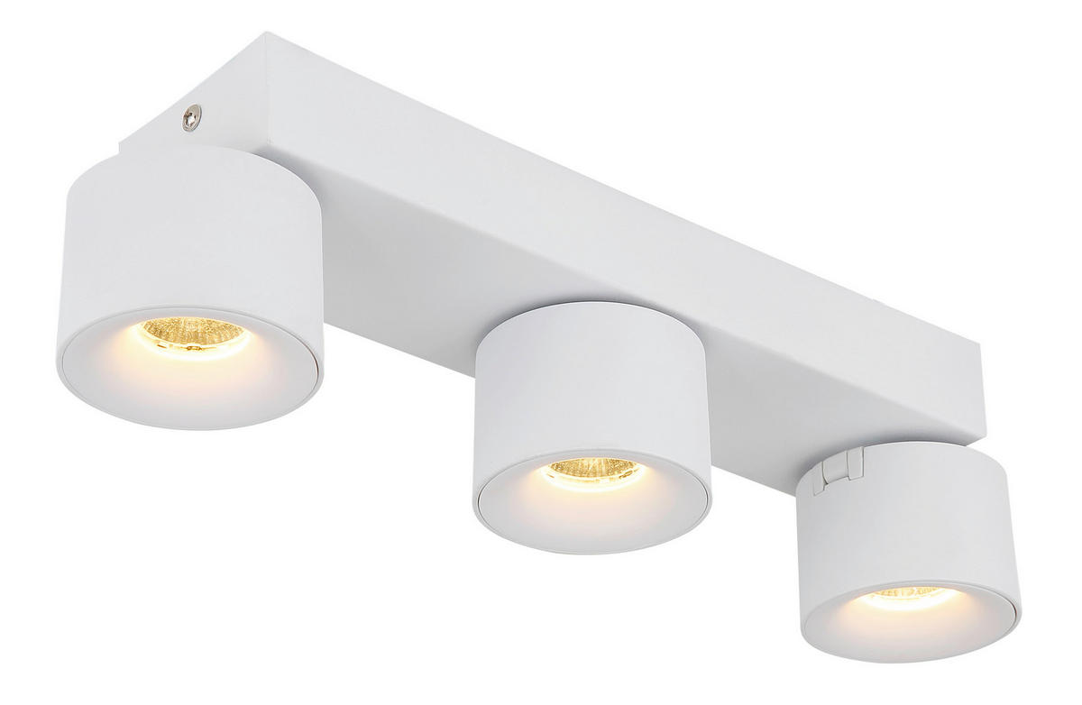 LED-REFLEKTOR  RAE /480 lm/3000 K// - bela/prosojno, Design, kovina/umetna masa (33/7,2/12cm) - Globo