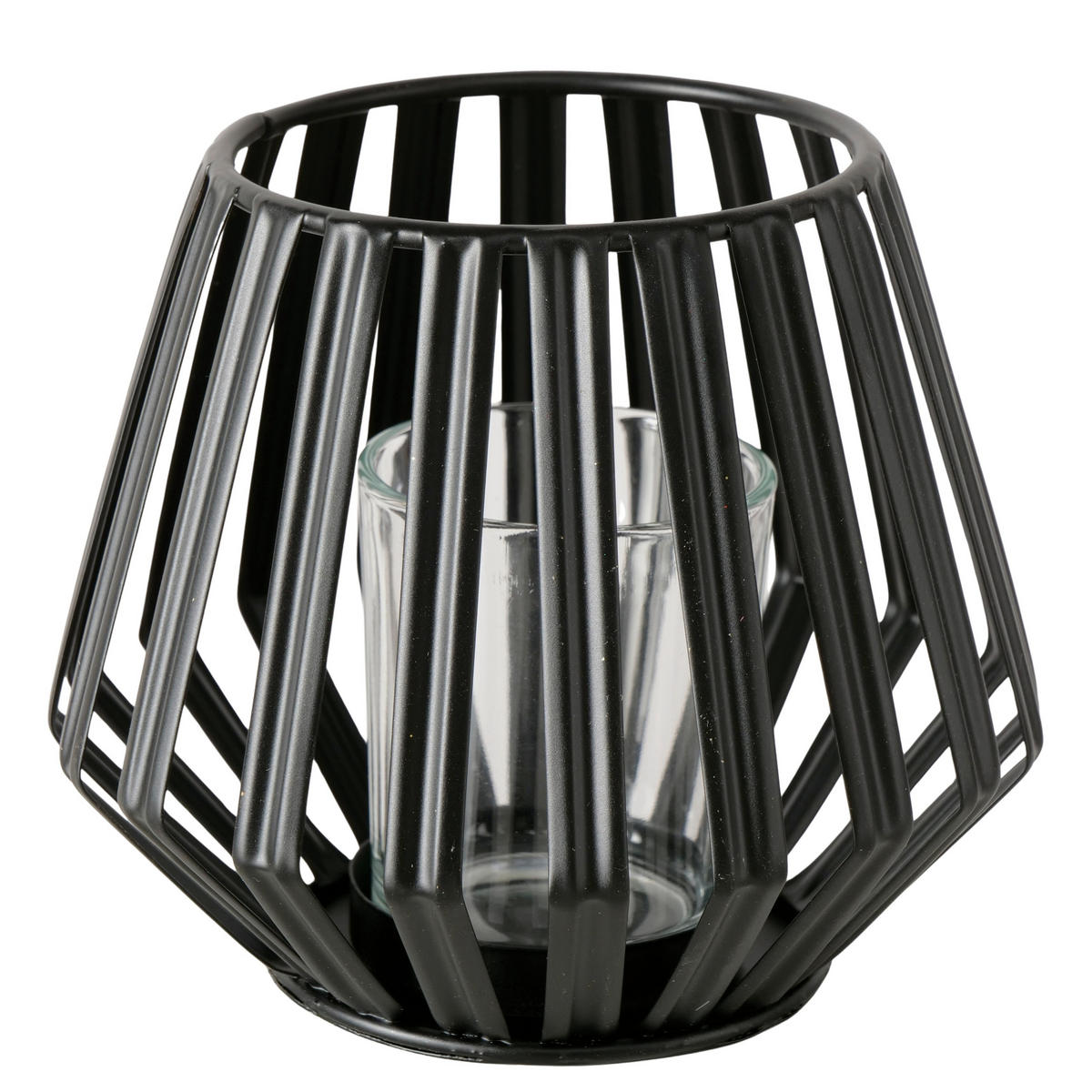 WINDLICHT - Schwarz, Basics, Metall (13/13/11,5cm)