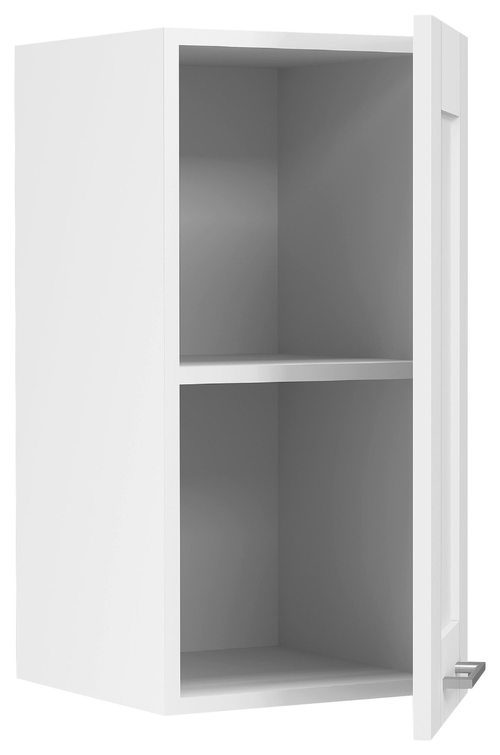 KÜCHENOBERSCHRANK 30/60/31 cm  in Weiss  - Weiss/Silberfarben, Trend, Holzwerkstoff/Kunststoff (30/60/31cm) - MID.YOU