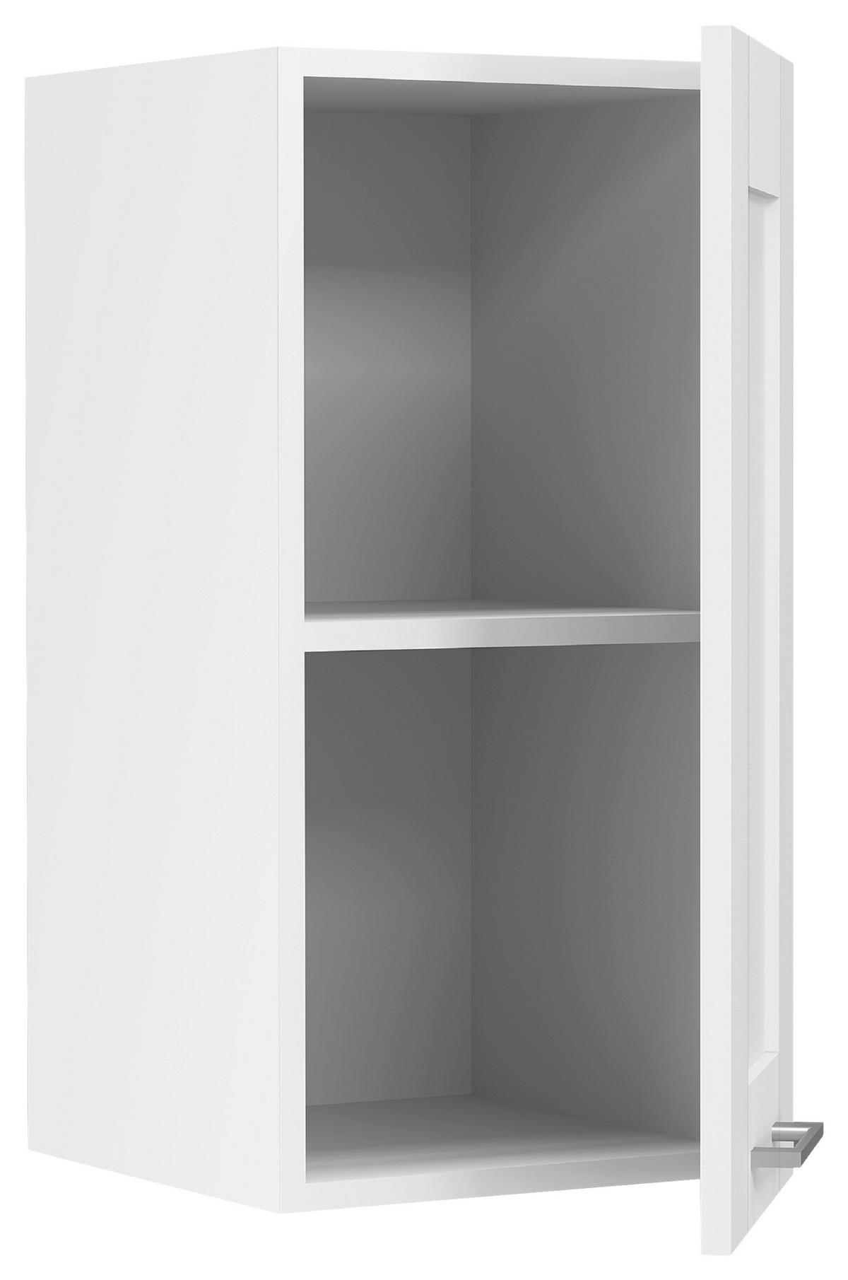 VÄGGSKÅP 30/60/31 cm  i vit  - vit/silver, Trend, trämaterial/plast (30/60/31cm) - MID.YOU