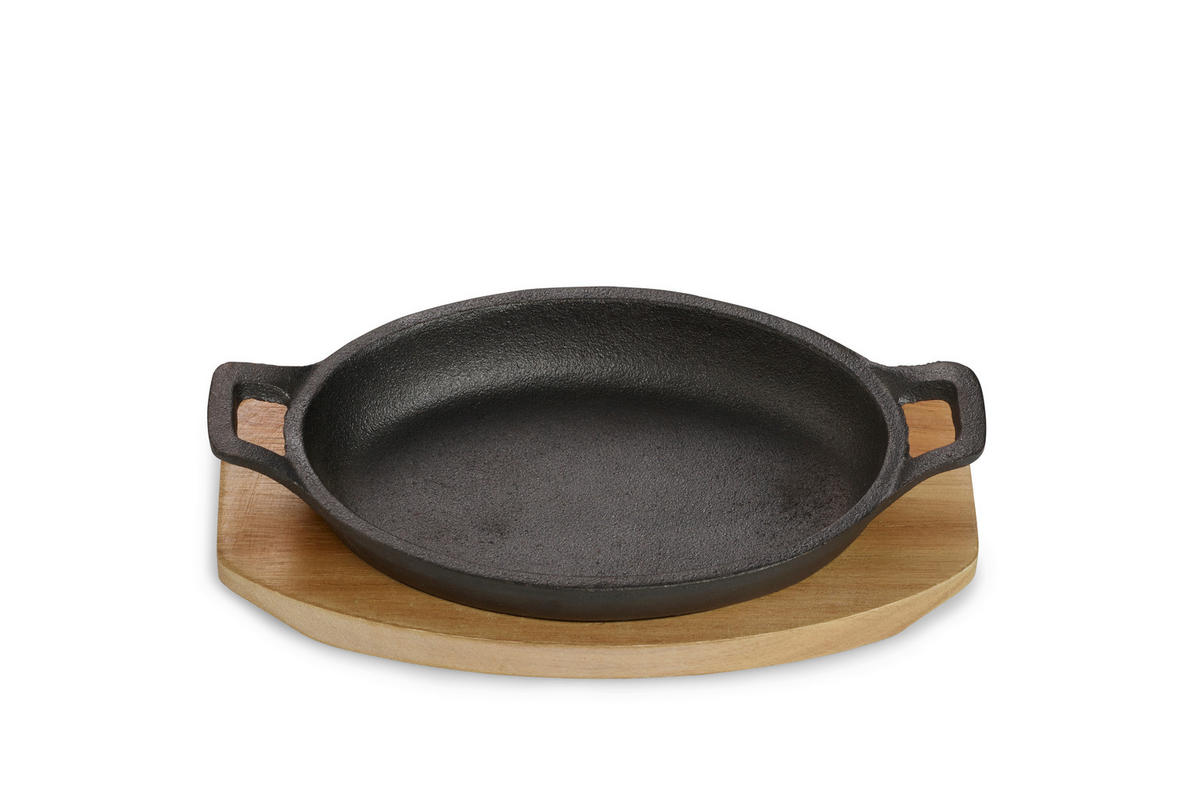 PANNSET 2 delar  - svart, Basics, metall (18/12/3cm) - Echtwerk
