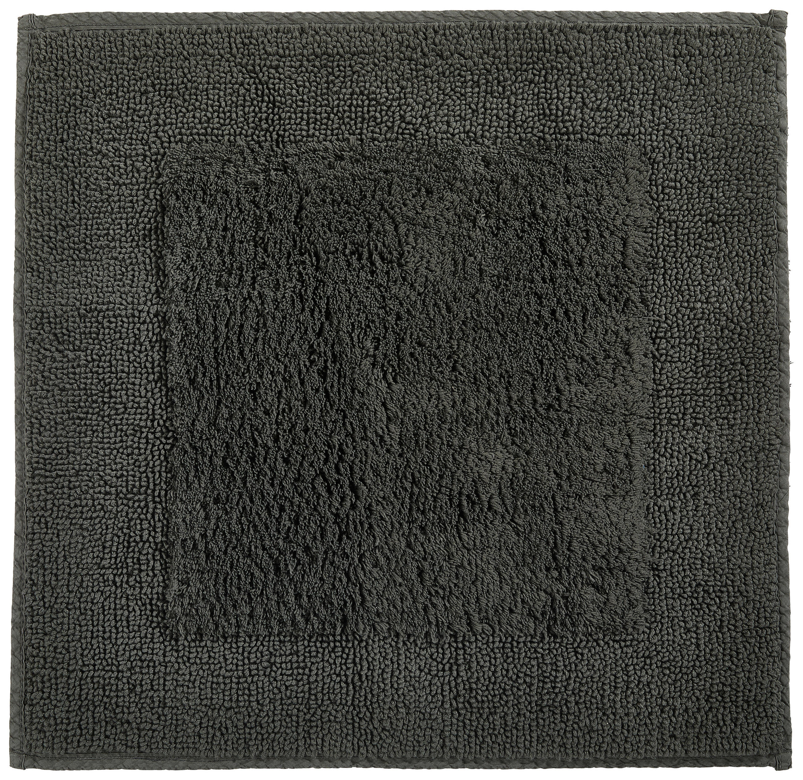 BADEMATTE Anthrazit 60/60 cm  - Anthrazit, Textil (60/60cm) - Dieter Knoll