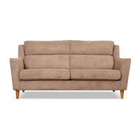 3-SITZER-SOFA NORDIC in Hellbraun  - Hellbraun, Design, Textil (199/96/88cm) - Livetastic