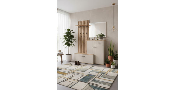 GARDEROBE  in 148/199/38 cm  - Kaschmir/Eiche Artisan, Design, Glas/Holzwerkstoff (148/199/38cm) - Xora