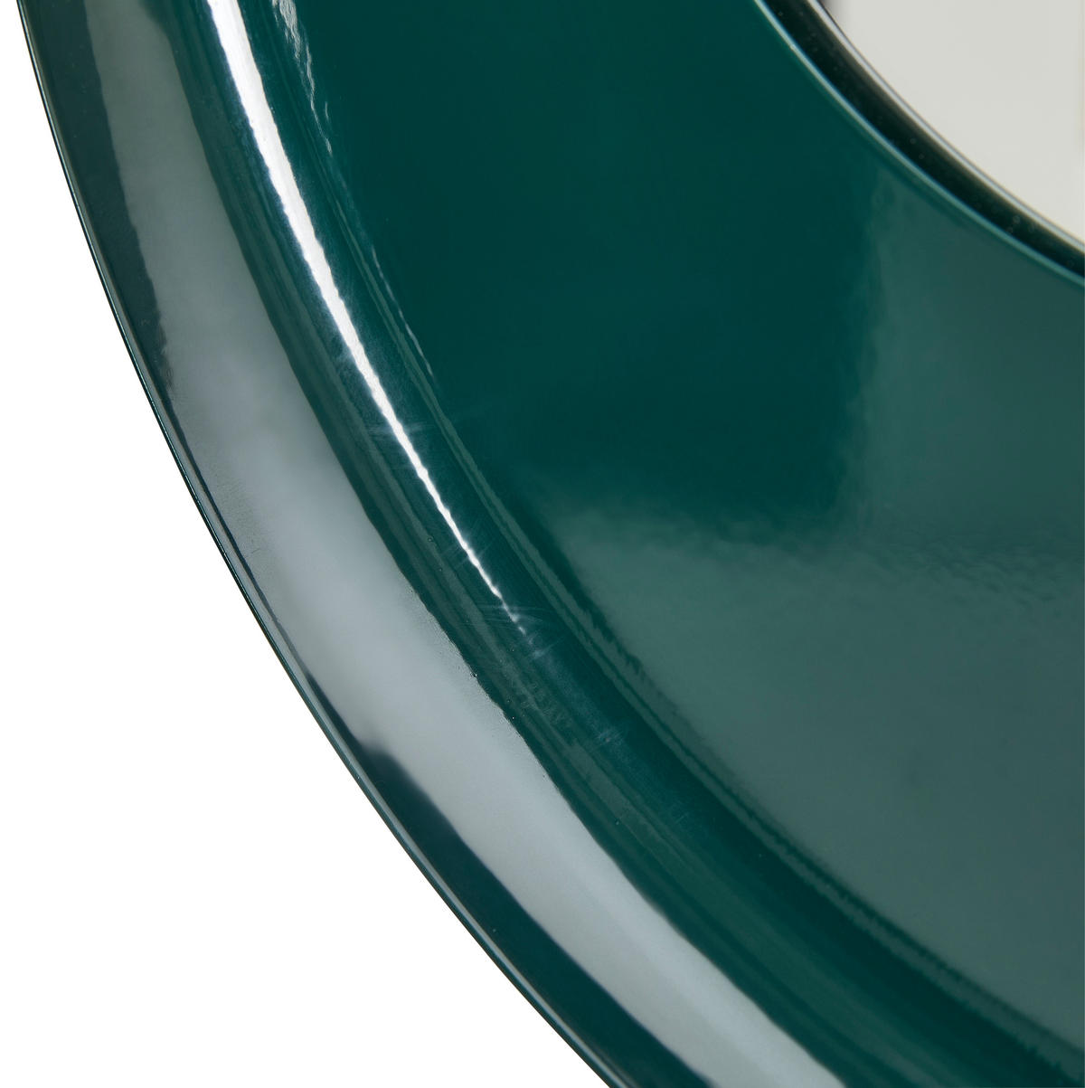 WANDSPIEGEL   41/4,5 cm  in  - Dunkelgrün, Trend, Glas/Metall (41/4,5cm)