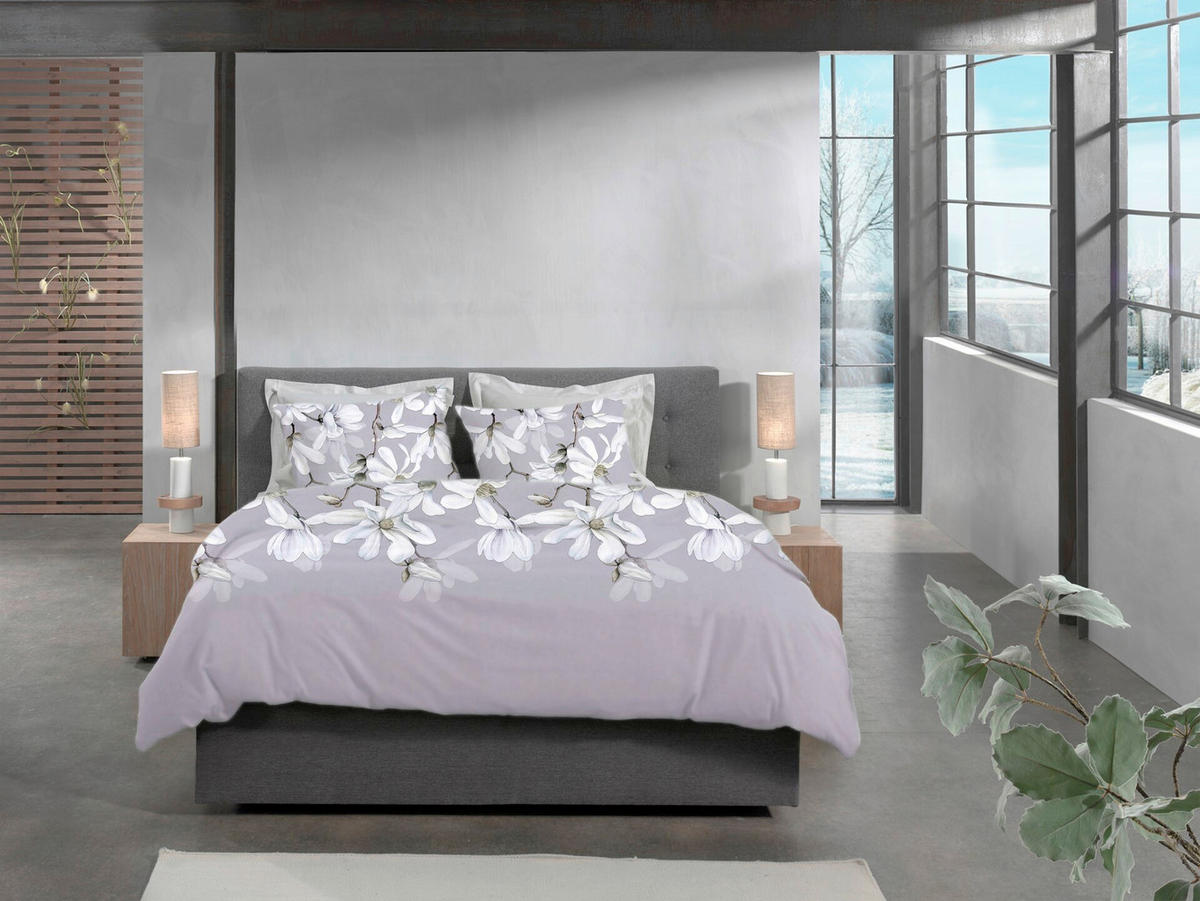 BETTWÄSCHE Stacey Flanell 155/220 cm  - Violett, Basics, Textil (155/220cm)