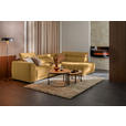ECKSOFA in Chenille Currygelb  284/205 cm  - Currygelb/Schwarz, Design, Kunststoff/Textil (284/205cm) - Xora