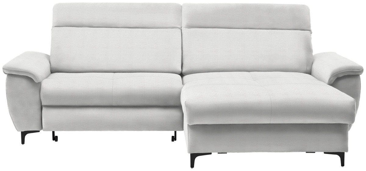 SAROKKANAPÉ textil ekrü  - fekete/ekrü, Design, textil/fém (185/256cm) - Stylife
