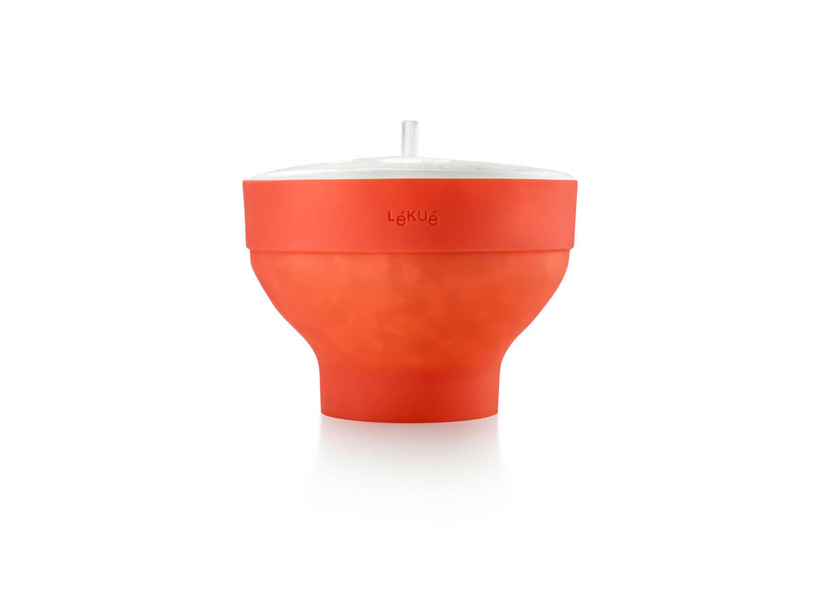 MÍSA, plast, 20.5/6/20.5 cm  - průhledné/červená, Basics, plast (20.5/6/20.5cm) - LEKUE
