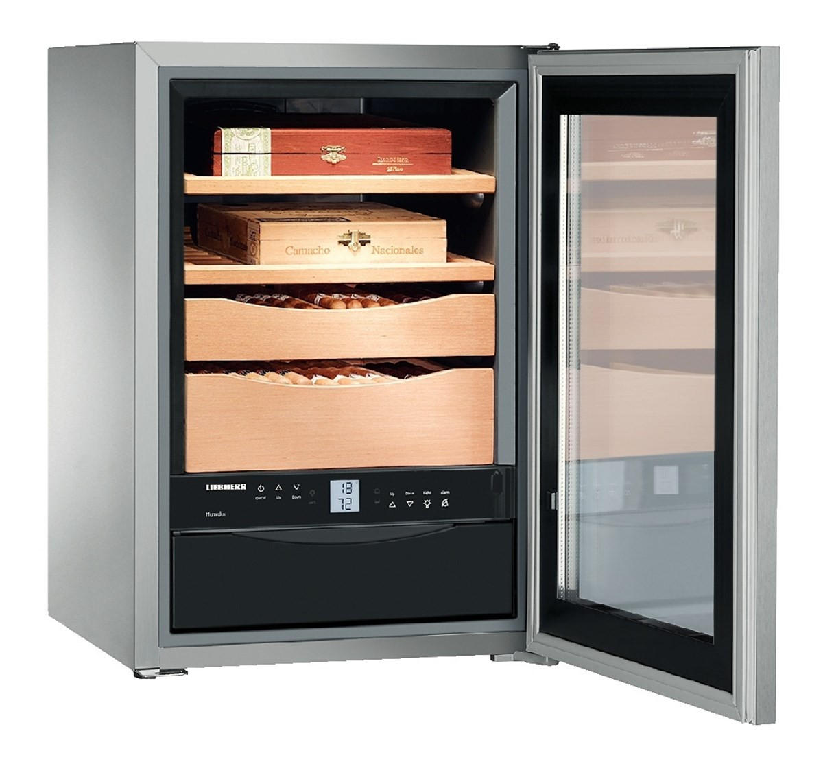 HUMIDOR - Edelstahlfarben, Basics, Metall (42,5/61,2/47,8cm) - Liebherr