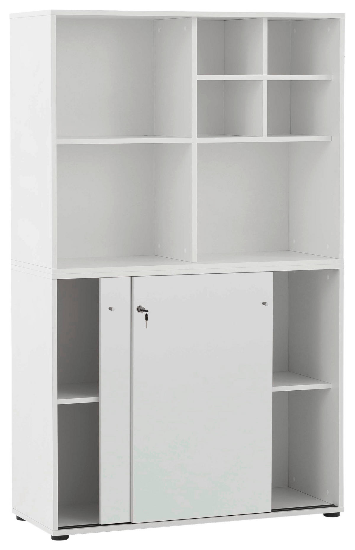 AKTENSCHRANK 100,1/167,2/41 cm  - Weiß, MODERN, Holzwerkstoff (100,1/167,2/41cm) - MID.YOU