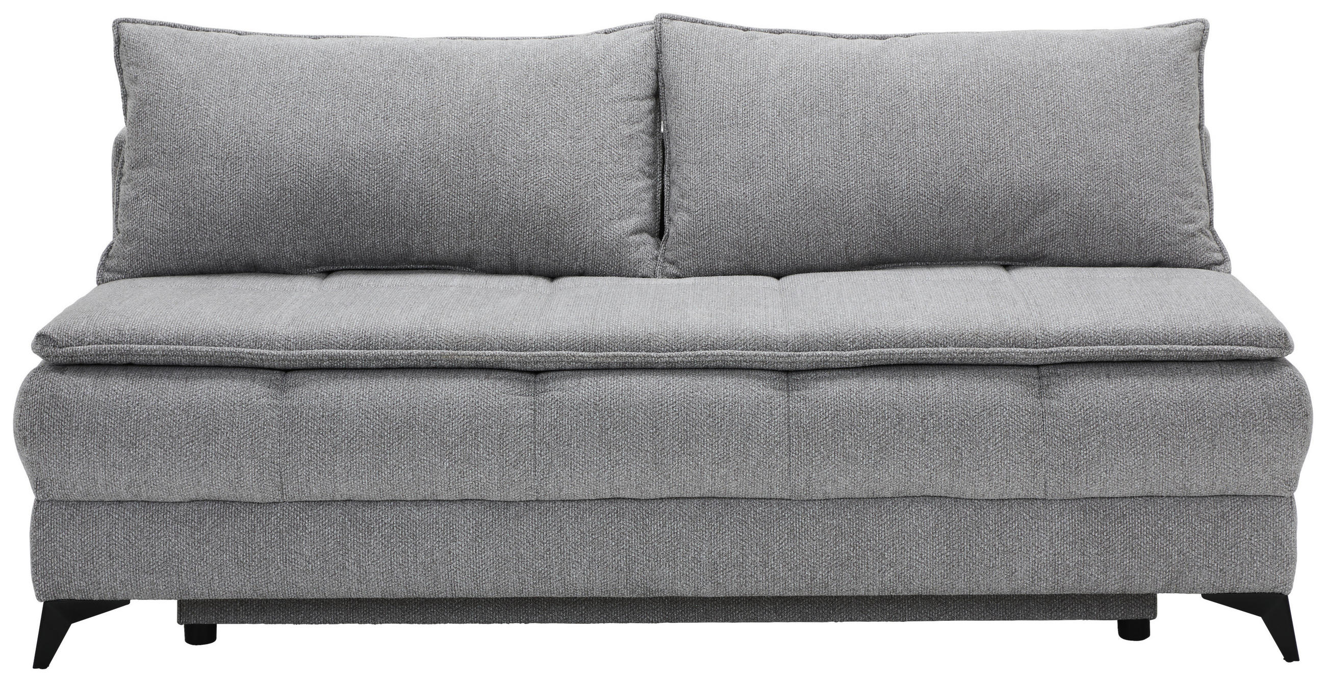 ROZKLADACIA POHOVKA, textil, sivá - čierna/sivá, Design, kov/textil (197/95/92cm) - Stylife