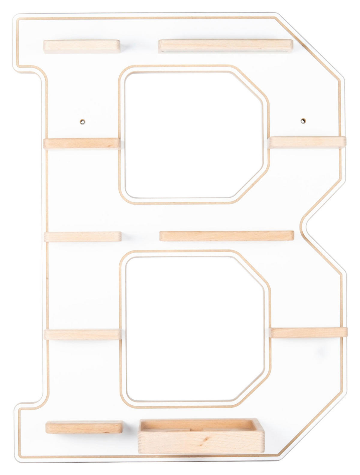 KINDERREGAL  - Weiss, Modern, Holzwerkstoff (41/54/19cm) - Livetastic