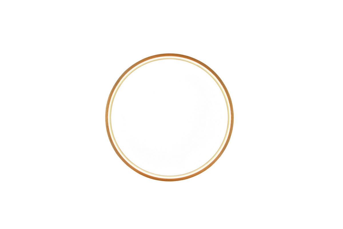 LED-DECKENLEUCHTE DOHA 45/5,5 cm   - Messingfarben, KONVENTIONELL, Metall (45/5,5cm) - Trio Leuchten