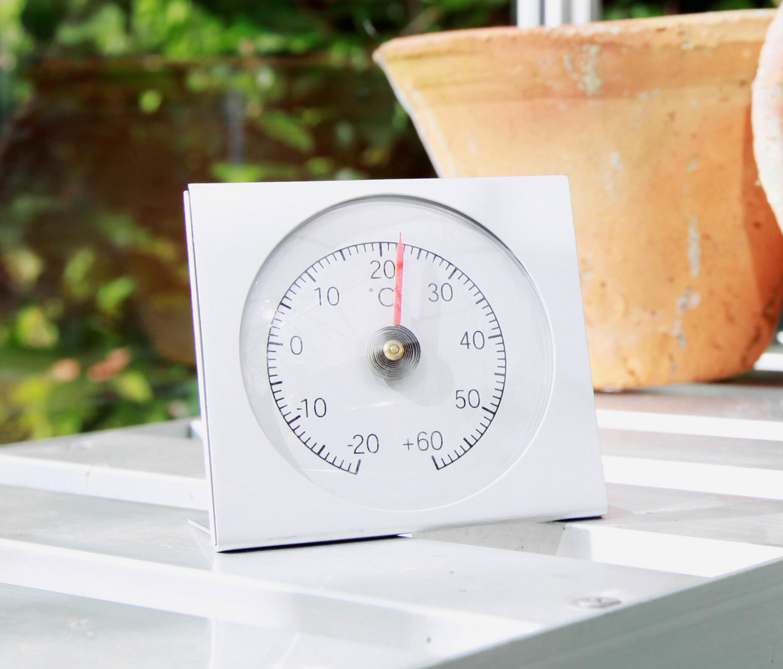 THERMOMETER - Alufarben, Basics, Metall (8/8/4cm)