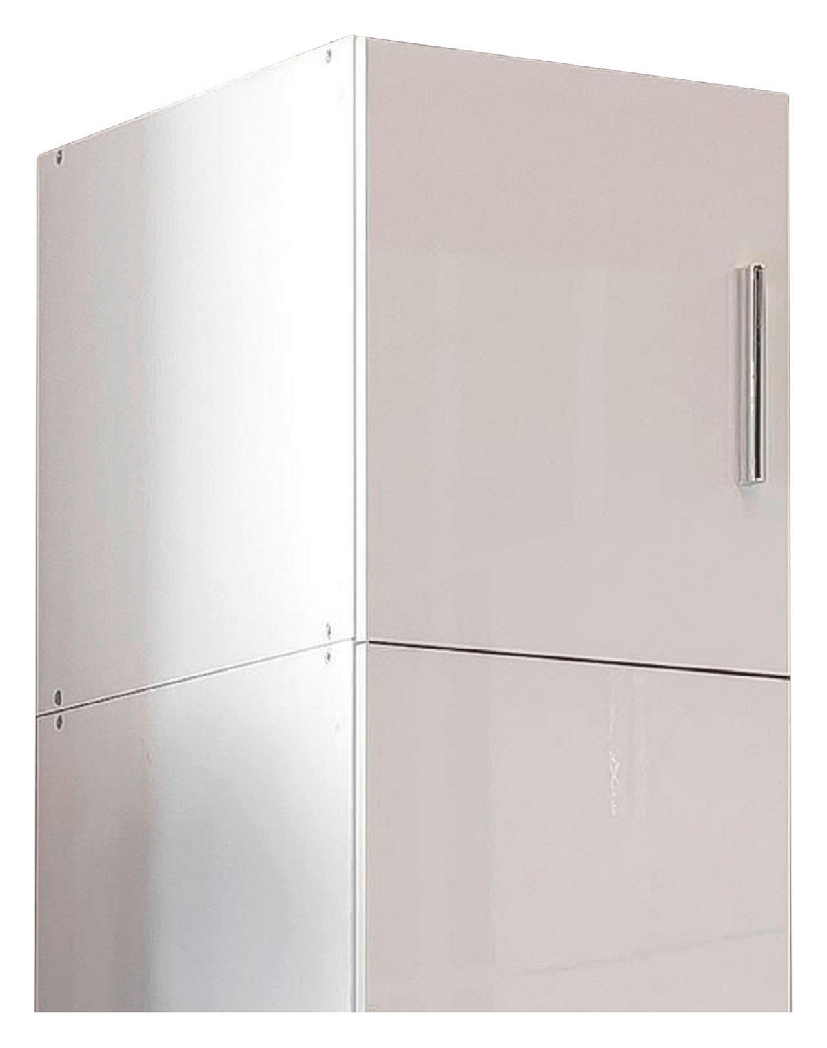 AUFSATZSCHRANK 30/40/54 cm  in  - Chromfarben/Weiß, KONVENTIONELL, Holzwerkstoff/Kunststoff (30/40/54cm) - Xora