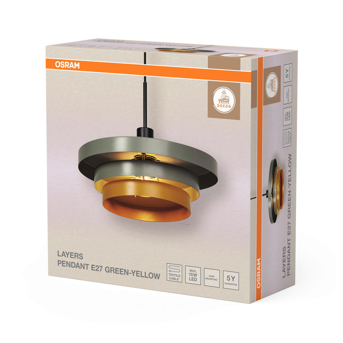 HÄNGELEUCHTE 40/136 cm  - Basics, Metall (40/136cm) - Osram