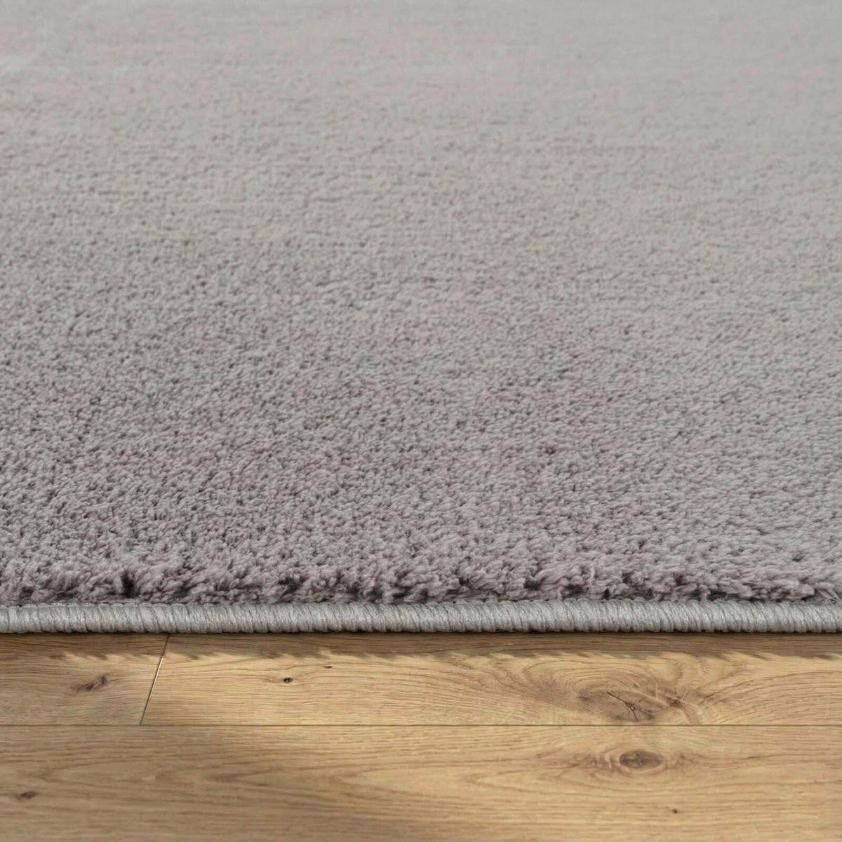 FLACHWEBETEPPICH Wohnzimmer 80/150 cm Madrid Hellgrau rechteckig  - Hellgrau, KONVENTIONELL, Textil (80/150cm) - Novel