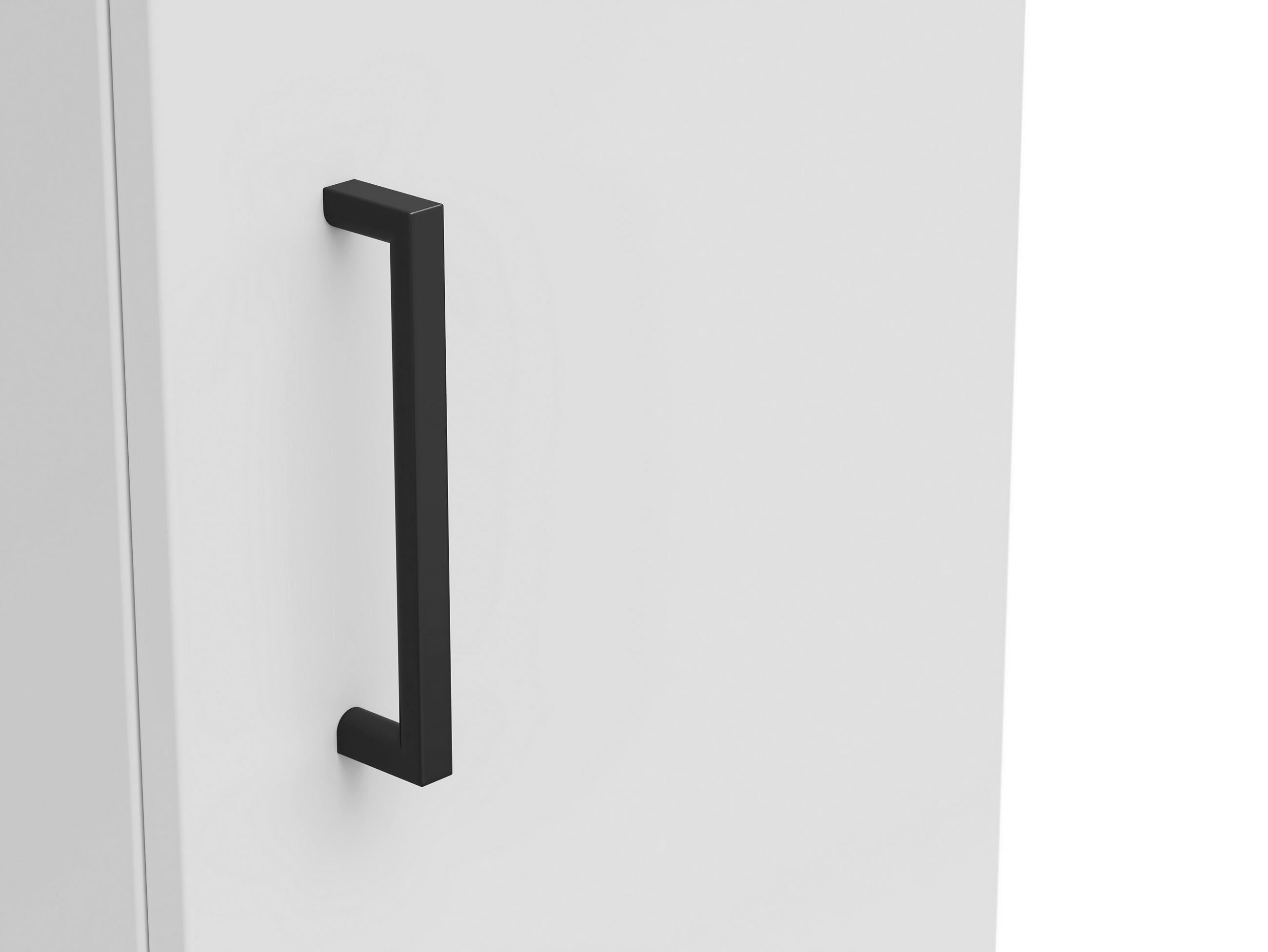MEHRZWECKSCHRANK 30/115/40 cm  in Weiß  - Anthrazit/Schwarz, MODERN, Holzwerkstoff/Kunststoff (30/115/40cm) - Carryhome