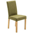 STUHL  in Webstoff Textil  - Buchefarben/Olivgrün, KONVENTIONELL, Holz/Textil (44/92/57cm) - Carryhome