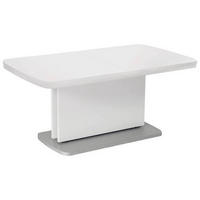 COUCHTISCH in Holzwerkstoff 110-180/63/53-72 cm  - Silberfarben/Weiß, KONVENTIONELL, Holzwerkstoff (110-180/63/53-72cm) - Venda