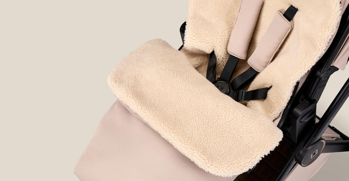 BUGGY-FUßSACK  - Waldgrün, Basics, Textil (40/8/96cm) - Moon