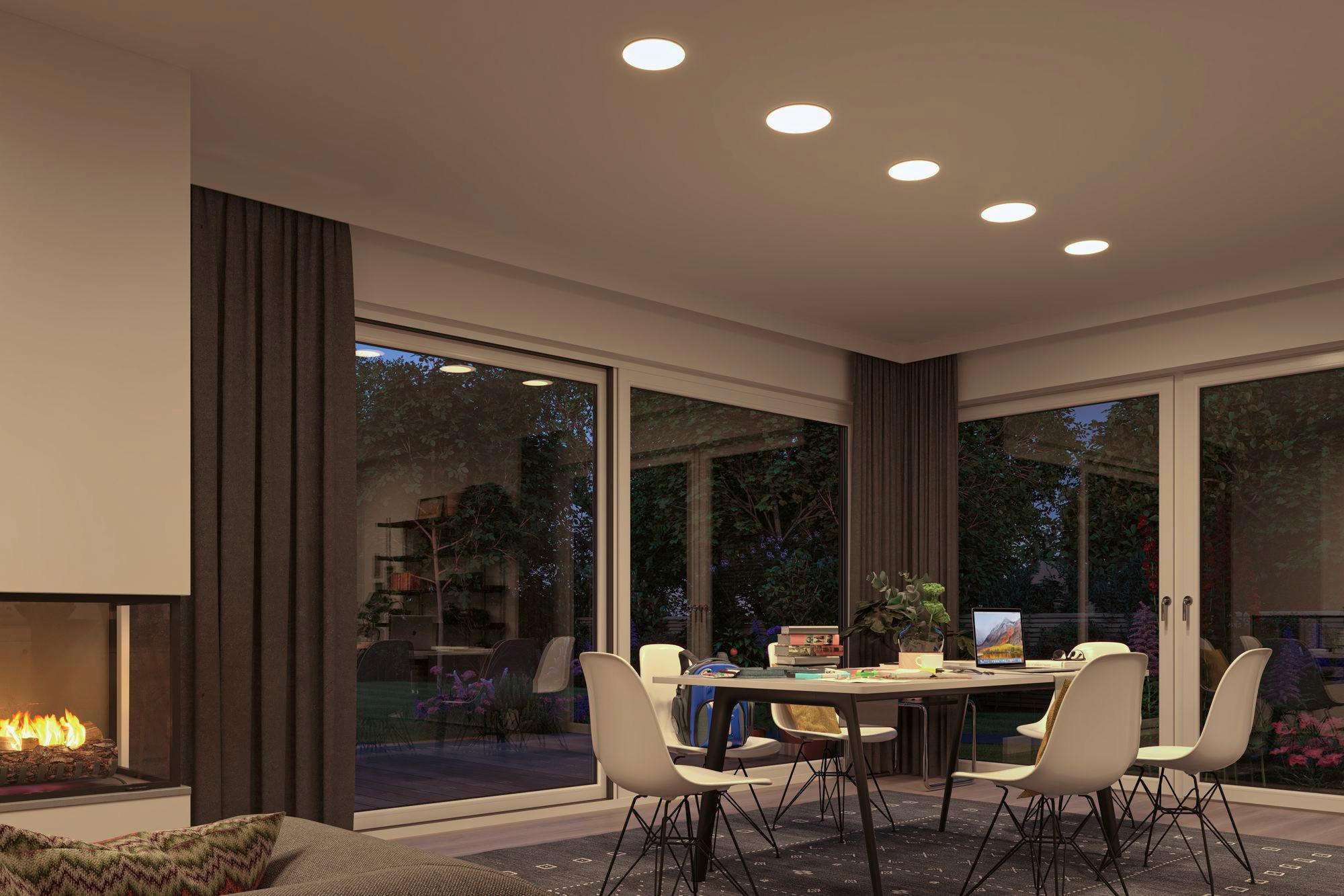 LED-EINBAUSPOT Veluna VariFit 7,5/1 cm   - Weiß, Basics, Kunststoff (7,5/1cm) - Paulmann
