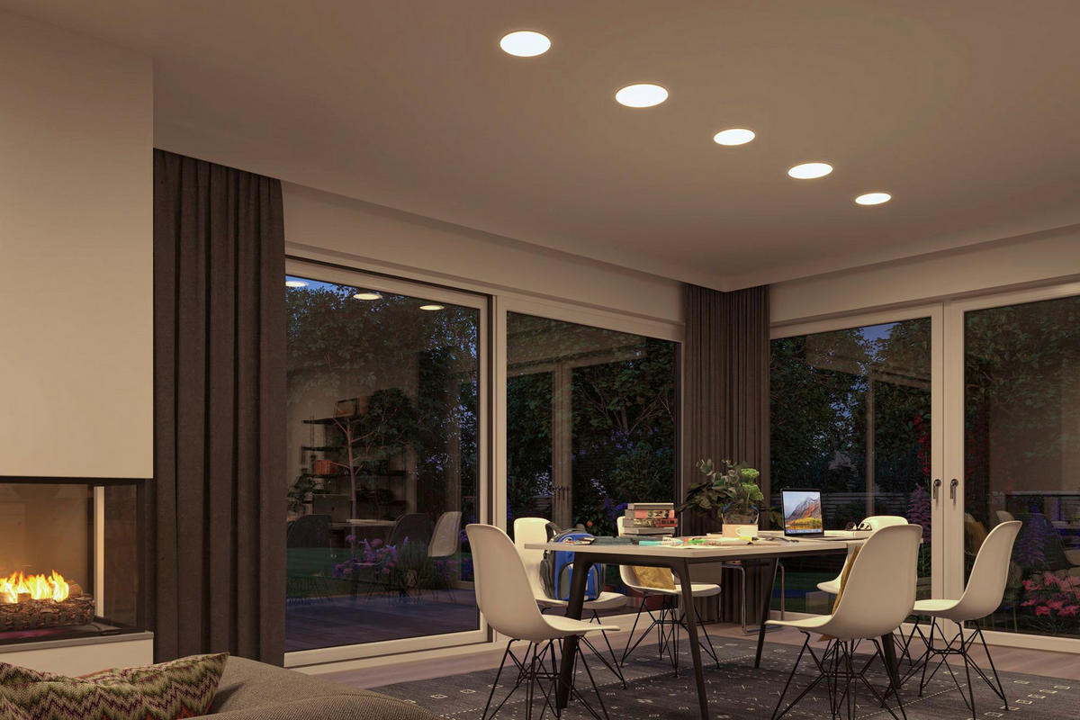 LED-EINBAUSPOT Veluna VariFit 7,5/1 cm   - Weiß, Basics, Kunststoff (7,5/1cm) - Paulmann