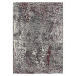 WEBTEPPICH 200/200 cm Timeline Quantum  - Beige/Aubergine, Design, Textil (200/200cm) - Novel