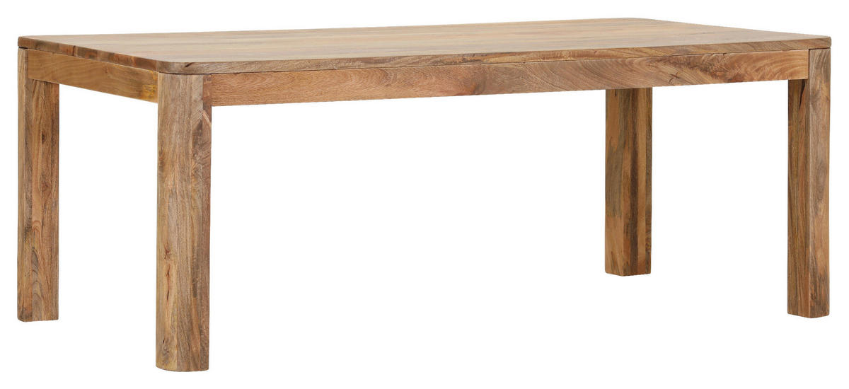 ESSTISCH Mangoholz massiv rechteckig Naturfarben  - Naturfarben, KONVENTIONELL, Holz (180/90/77cm) - Landscape