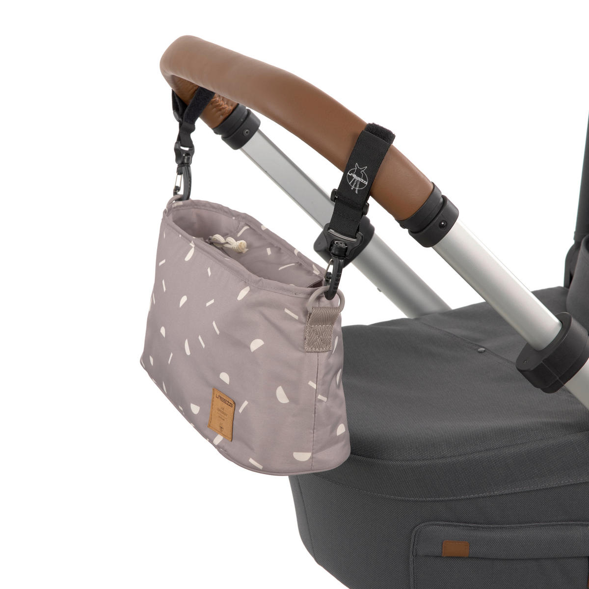BUGGY-ORGANIZER - Taupe, Basics, Textil (36/13/17cm) - Lässig