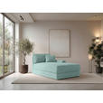 BIGSOFA Cord Salbeigrün  - Salbeigrün/Schwarz, MODERN, Kunststoff/Textil (117/93/190cm) - Carryhome