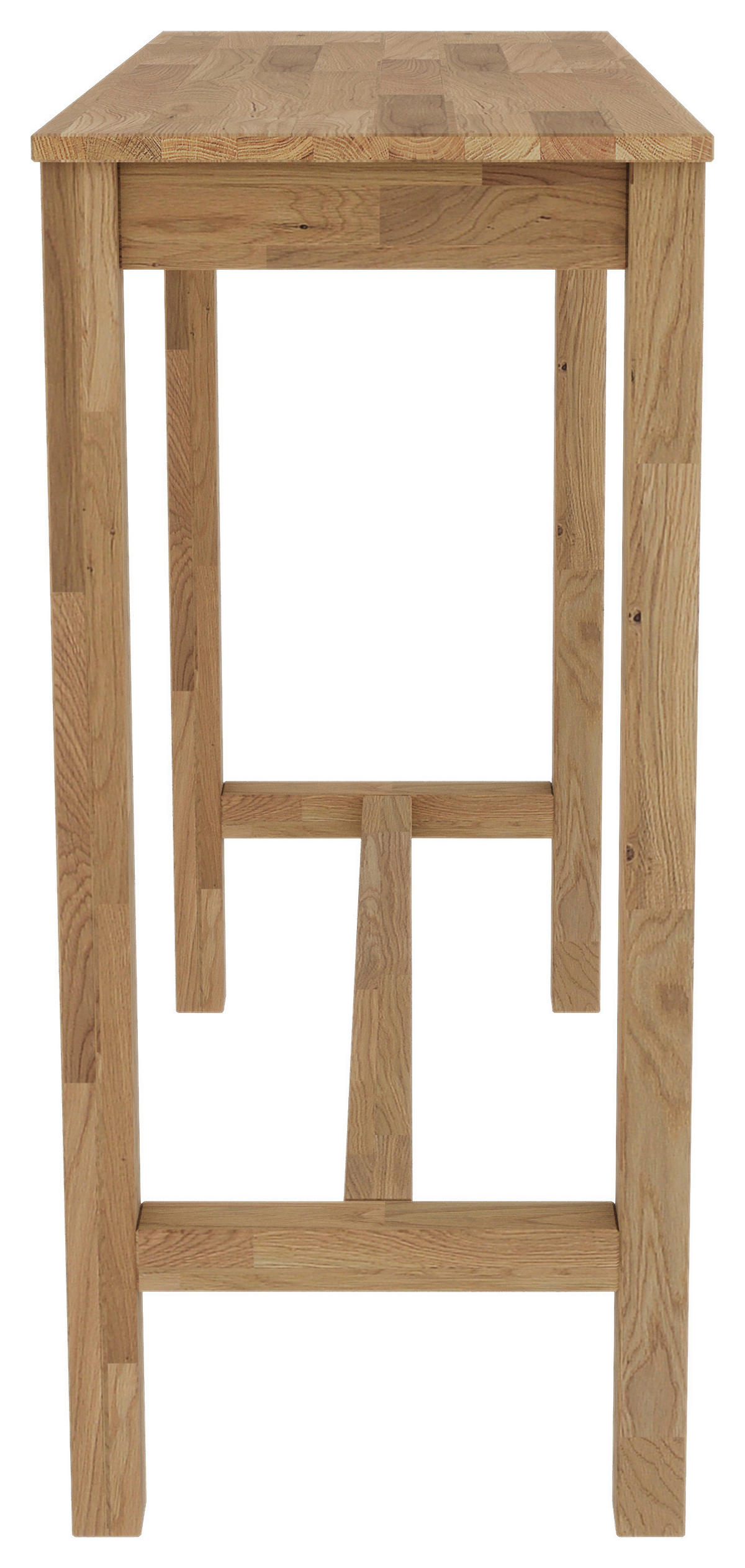 BAROVÝ STŮL, divoký dub, divoký dub, 108/45/107 cm - divoký dub, Konvenční, dřevo (108/45/107cm) - Cantus