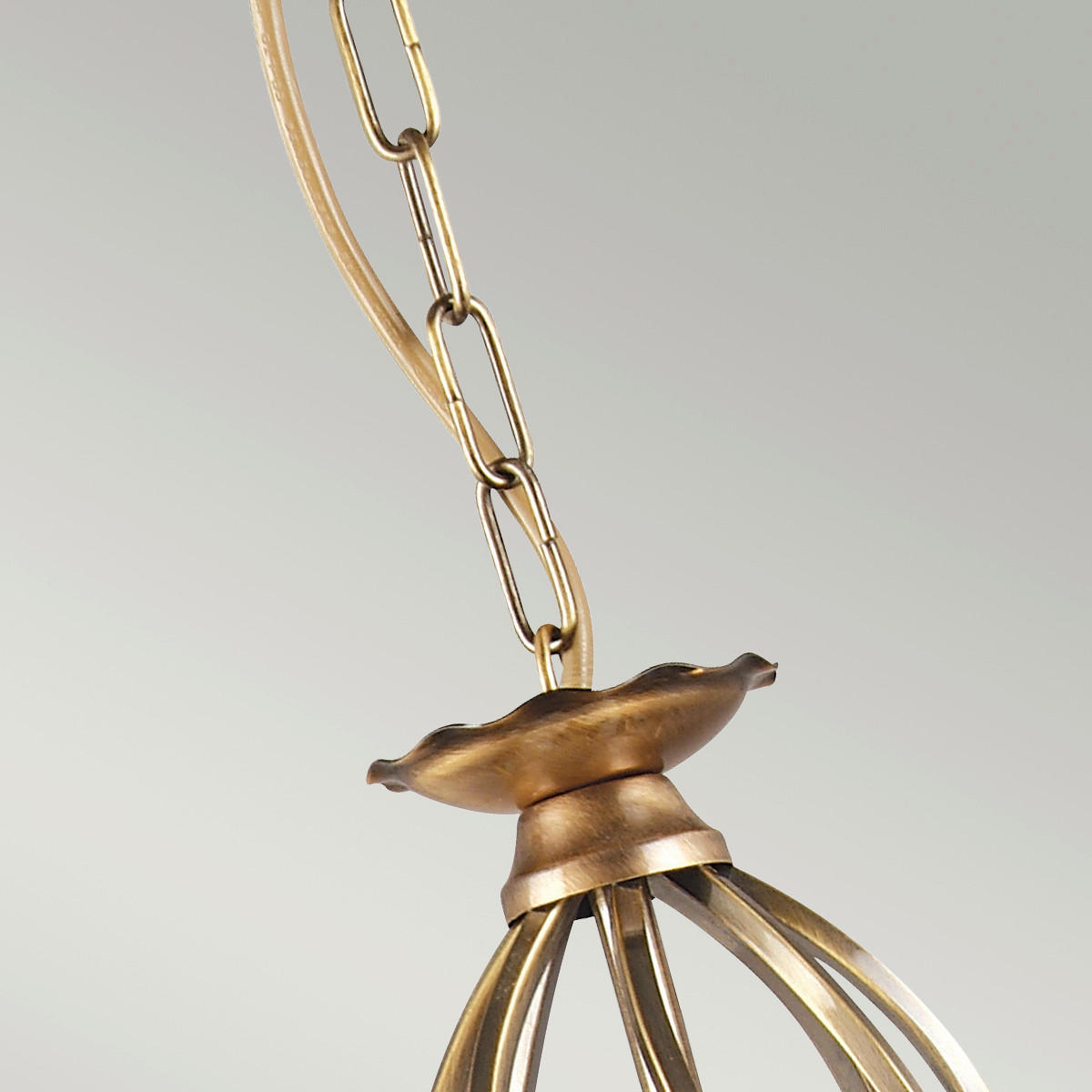 TAKKRONA 38/50 cm  - mässingsfärgad, Klassisk, metall (38/50cm) - Elstead Lighting