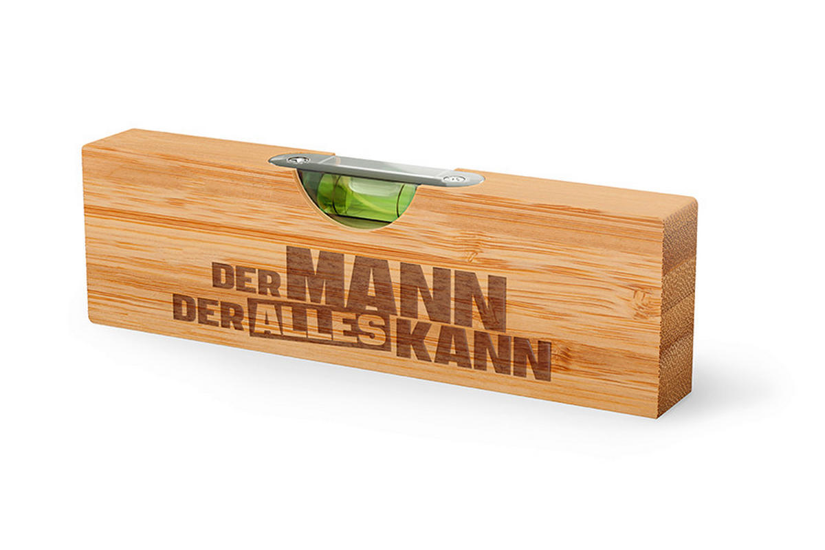 WASSERWAAGE    - Basics, Holz (15/4,5/2cm)