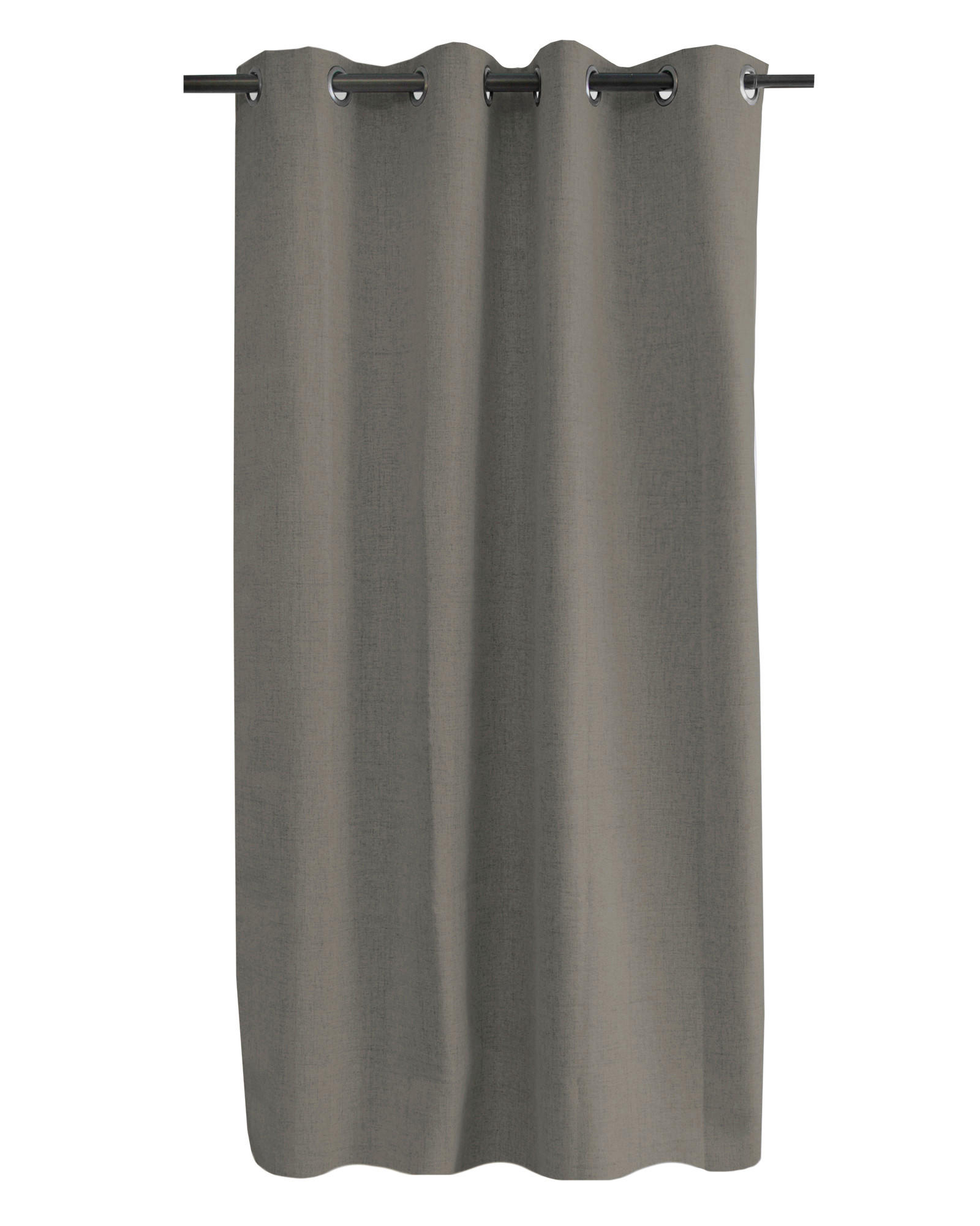 VERDUNKELUNGSVORHANG - Taupe, Basics, Textil (135/260cm)