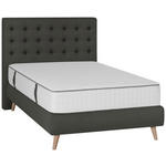 BOXSPRINGBETT 120/200 cm  in Anthrazit  - Anthrazit, Design, Holz/Textil (120/200cm) - Carryhome