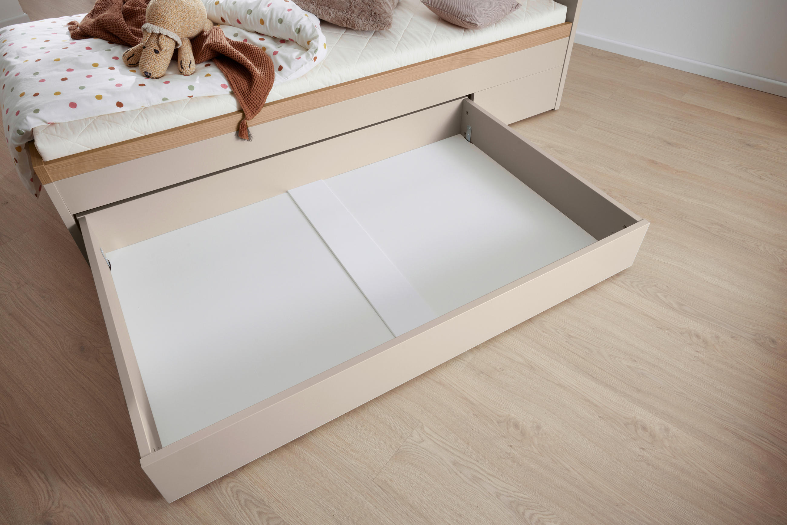 BETTKASTEN Beige, Kaschmir  - Kaschmir/Beige, Design, Holzwerkstoff (150/20/95cm) - Paidi