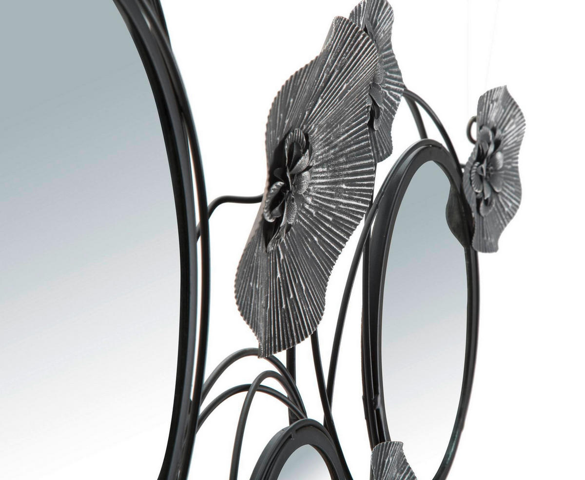 WANDDEKO  117/49/5.5 cm   - Chromfarben, Basics, Glas/Metall (117/49/5.5cm)