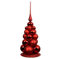 DEKOBAUM - Rot, KONVENTIONELL, Glas (4,00/4,00/4,00cm)
