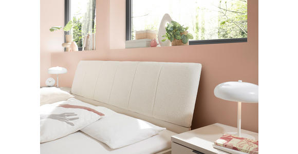 BETT 180/200 cm  in Kaschmir  - Kaschmir, KONVENTIONELL, Holzwerkstoff/Textil (180/200cm) - Carryhome