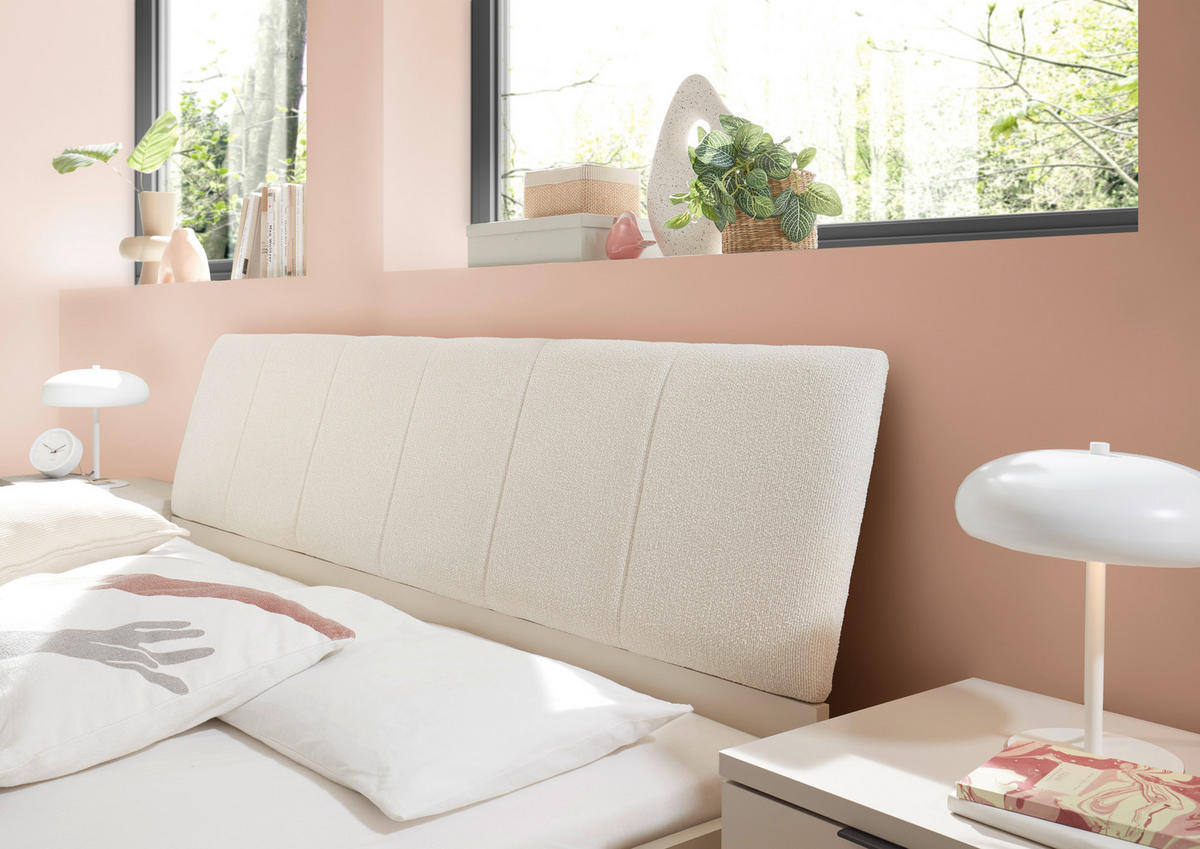 BETT 180/200 cm,  in Beige, Kaschmir, Bettschubladen,  - Kaschmir/Beige, KONVENTIONELL (180/200cm) - Boxxx