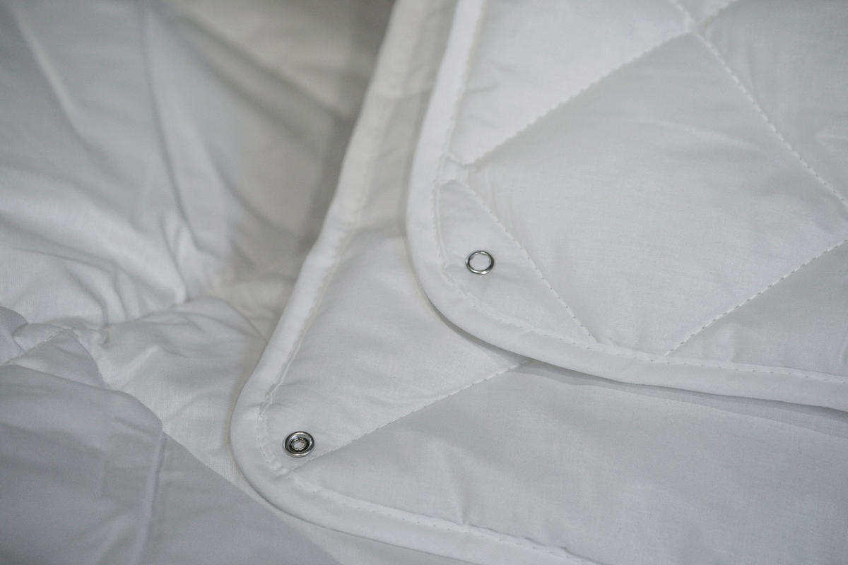 VIERJAHRESZEITENDECKE  EcoWell  155/220 cm   - Weiß, Basics, Textil (155/220cm) - Beco